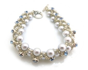 PDF Montee Embellished Pearl Bracelet INSTANT DOWNLOAD