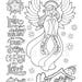 Be Strong and Courageous coloring page 8.5X11 Bible