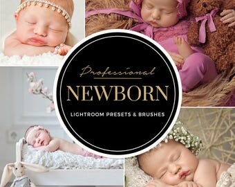 Lightroom Presets Newborn VOL.2 - Newborn Photography Clear Creamy Skin Tones - Professional Photo Editing for Portraits, Newborns, Weddings