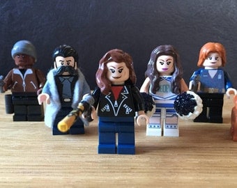 Wynonna Earp custom minifigs. Waverly Earp, Nicole Haught, Dolls, Doc, Calamity Jane. Custom made, made to order.