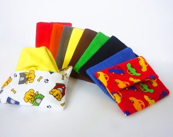 Boys Handkerchief Reusable Tissue Cozy Set Custom Travel Size Hankies and Reusable Tissue Case - Back To School Zero Waste Hankerchief Boys