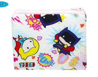 NEW! Wonder Woman Bag | Supergirl Coin Purse | Batgirl Change Wallet
