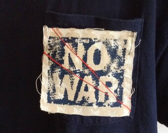 ANTI WAR PATCH,Political patch,No War,revolution,resistance,antifa,anarchy,political patches,anti trump,punk patch,backpack patch,patch art