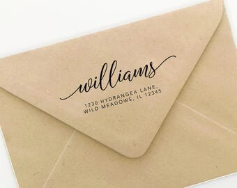Custom Address Stamp, Self Ink Return Address Stamp, Personalized Address Stamp, Self Ink Custom Address Stamp, Rubber Stamp (SADDR162)