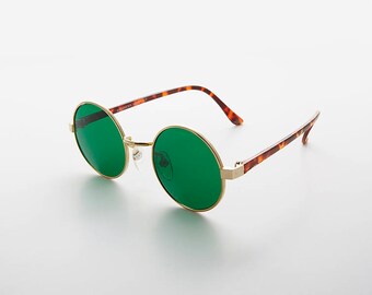 John Lennon Round Color Lens Vintage Sunglass 1990s -Dylan