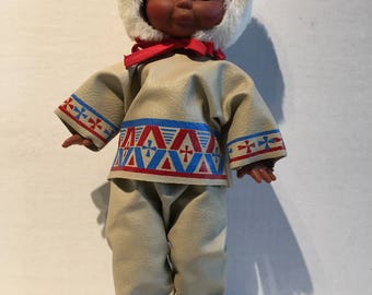 Vintage Native American Indian Doll - Reliable Toy Company Canada