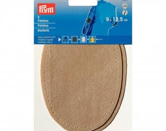 Elbow patch of quality, imitation suede 9 x 13, 5 cm