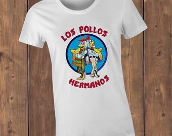 Los Pollos Hermanos T-Shirt, inspired by the Breaking Bad TV show.