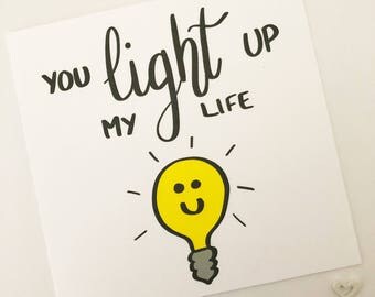 You light up my life | Etsy