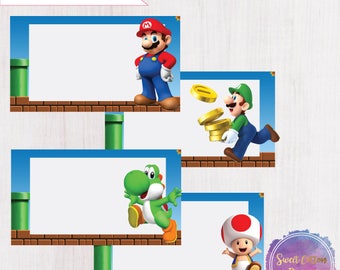Mario food tents | Etsy