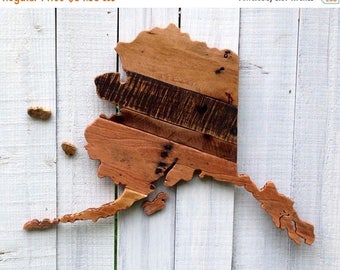 ON SALE Reclaimed Wood Home State Sign - Custom Wooden Signs - Wooden State - Wedding Gift - Rustic Home Decor - State Cutout - State Wall D