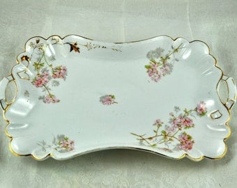 German porcelain dresser tray