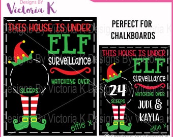Elf Chalkboard, Christmas svg, Christmas Countdown, Elf svg, Cut File, SVG, DXF Cut Files, Cricut Design Space, Vinyl Cut Files
