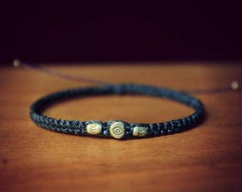 Sterling Silver Midnight Blue Beads Bracelet