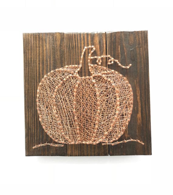 Fall Pumpkin Copper Wire String Art/ wire art/ string art/