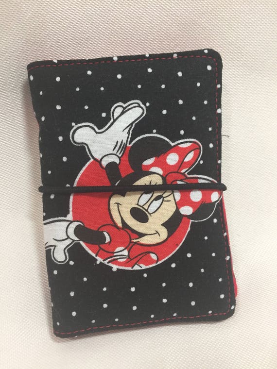Credit Card Wallet/Holder Disney/Minnie Mouse BlackWhite