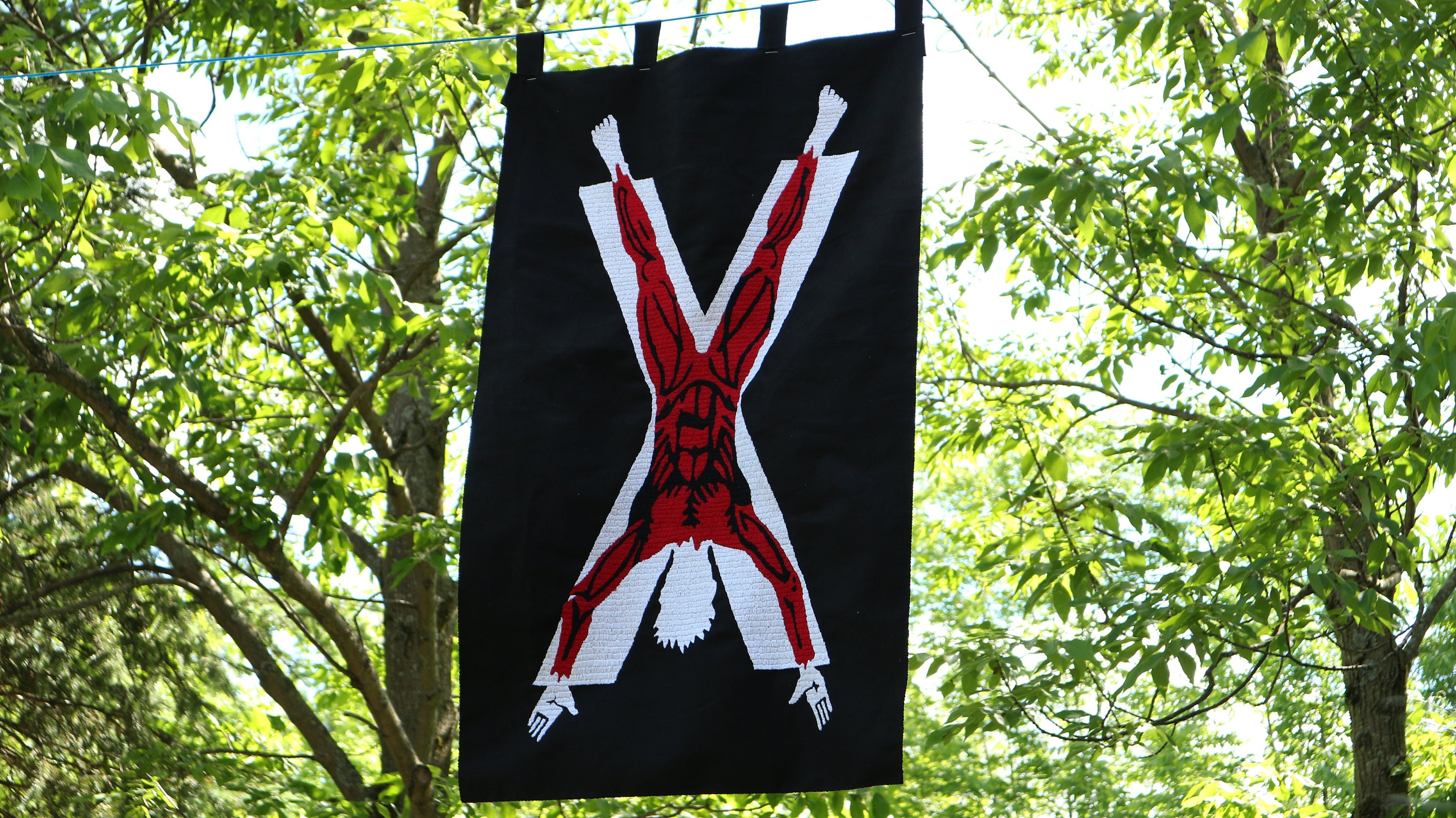 House Bolton banner Hand stitched