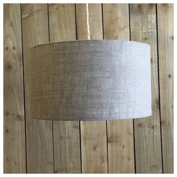 Taupe Hessian Light Shade Lamp Shade 25cm 30cm 35cm 40cm 45cm