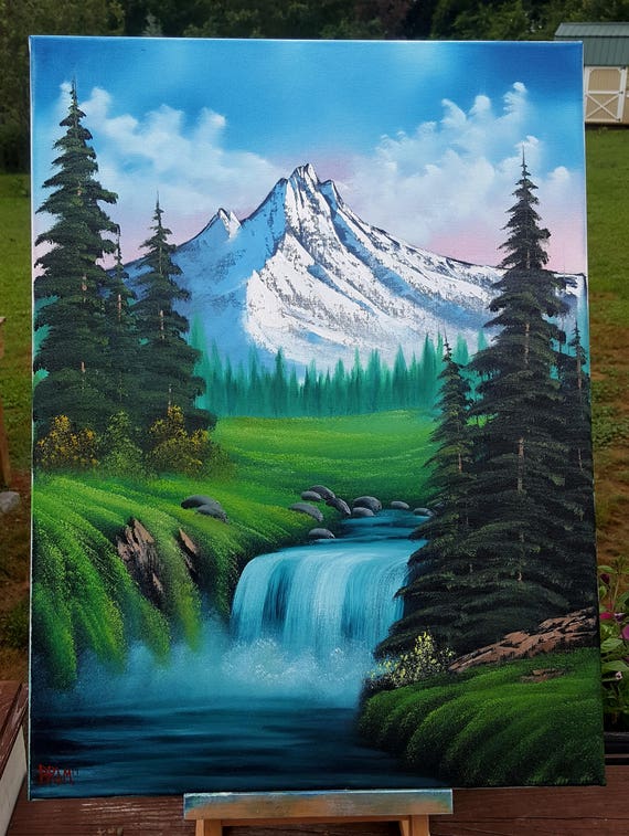 landscape paintings by bob ross