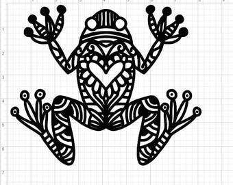 Free Free 81 Layered Frog Mandala SVG PNG EPS DXF File