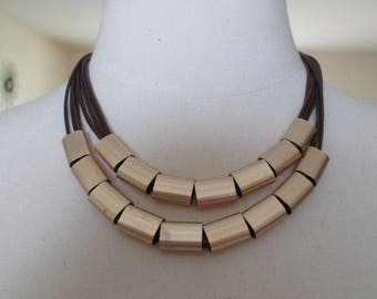 fancy gold plated necklace