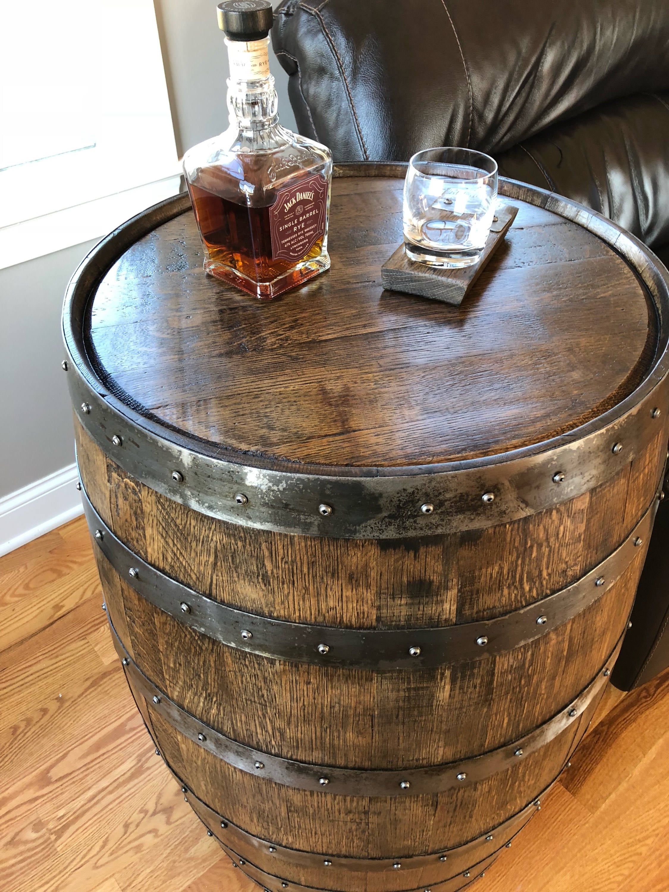 Authentic Whiskey Barrel Rustic Decor Interior And Exterior