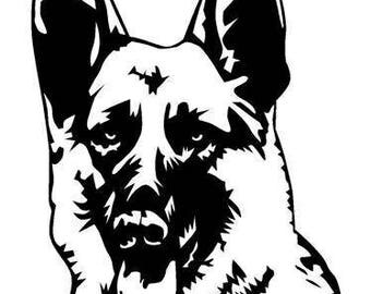 Yeti Decal German Shepherd Decal Gift Under 10 German