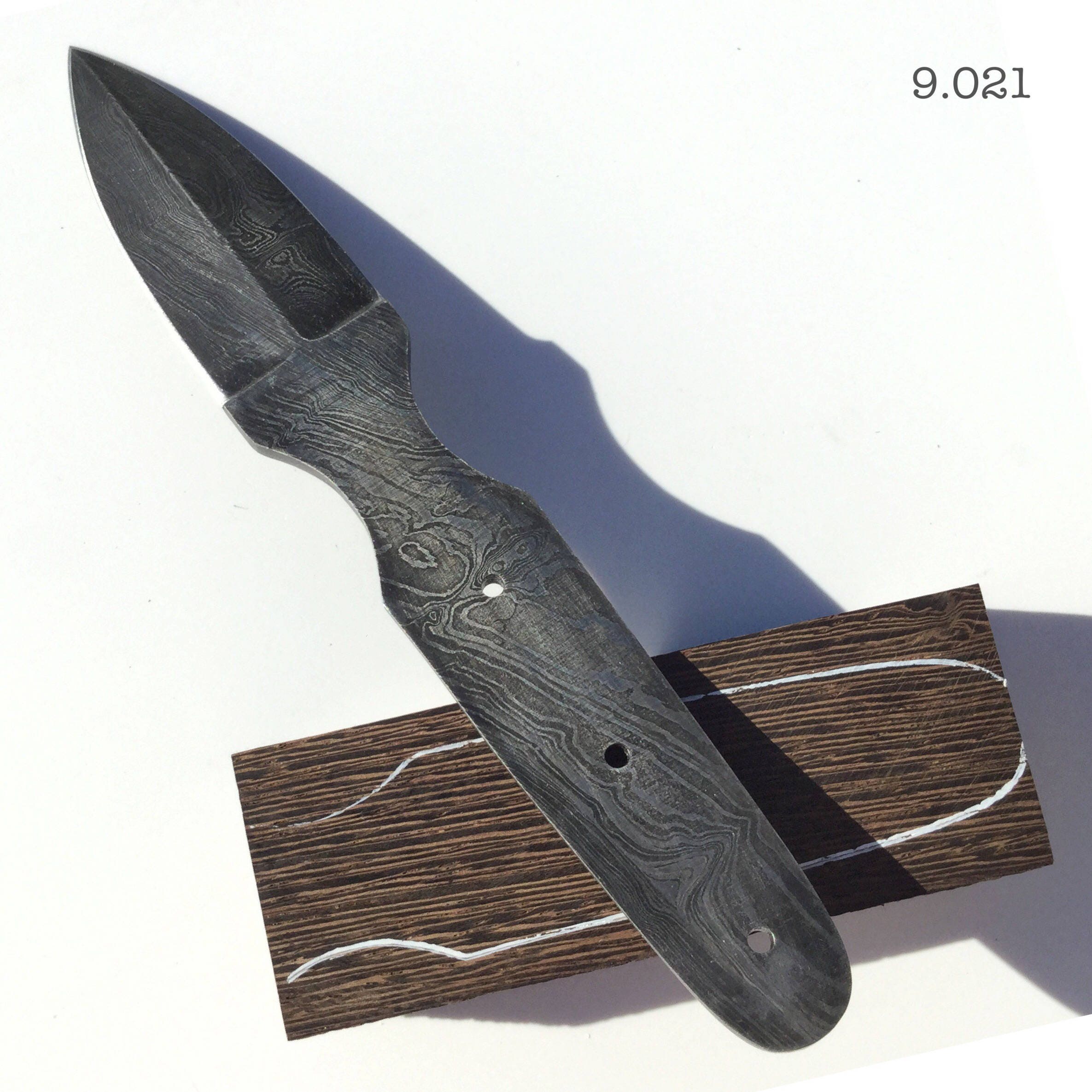 Handmade dagger Damascus steel Billet knife Knife hunting