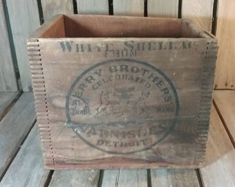 Antique Wooden Crate/Vintage Wooden Crates/Old Crates/Vintage Wooden Box/Wood Crate/Wooden Crates/Small Crate/Antique Crate/Crates/Box