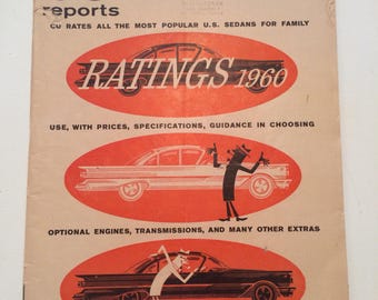 Vintage Consumer Report Auto Edition 1960