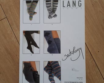 Lang yarns Sockology Sock Knitting Pattern, Socks Knitting Pattern