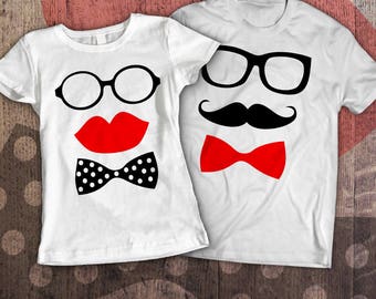 Couple shirts / matching couple shirts / couples costume / his and hers shirts / wedding t shirts / mr and mrs shirts / couples t shirt