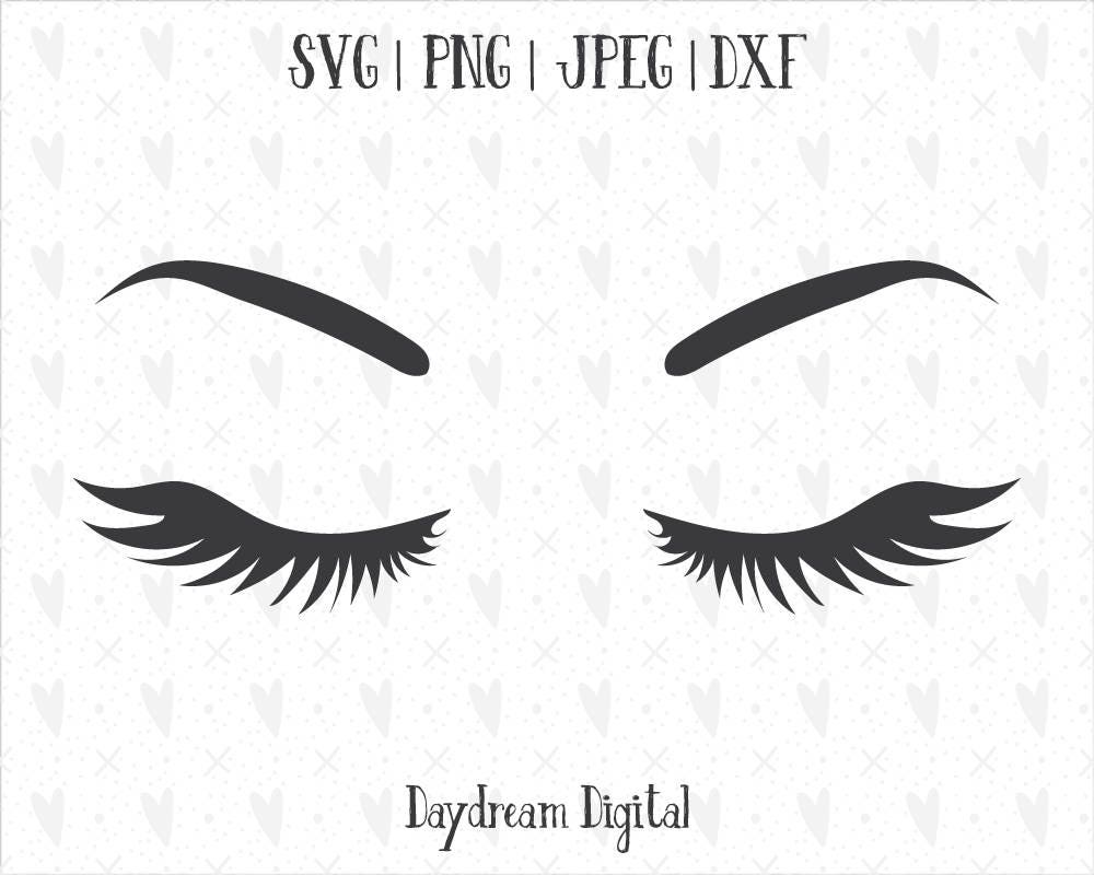 Download Eyelashes | Girly | Glam | Eyebrows | Lashes | Makeup | Decal Design | Clip Art | Vector | SVG ...