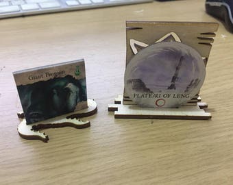 Eldritch & Arkham Horror Gate / Enemy bases. Set of 9 gate/enemy holders with various designs.