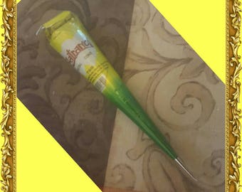High Quality Brown Satrang Mehandi Henna Cone