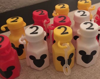 MICKEY PARTY FAVORS, Mickey Mouse Birthday Party, Mickey Birthday Decoration, Disney Birthday Party, Mickey Bubbles