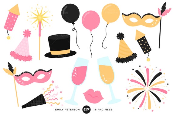 New Year&#039;s Eve Clip Art Party Clipart Fireworks Clip Art