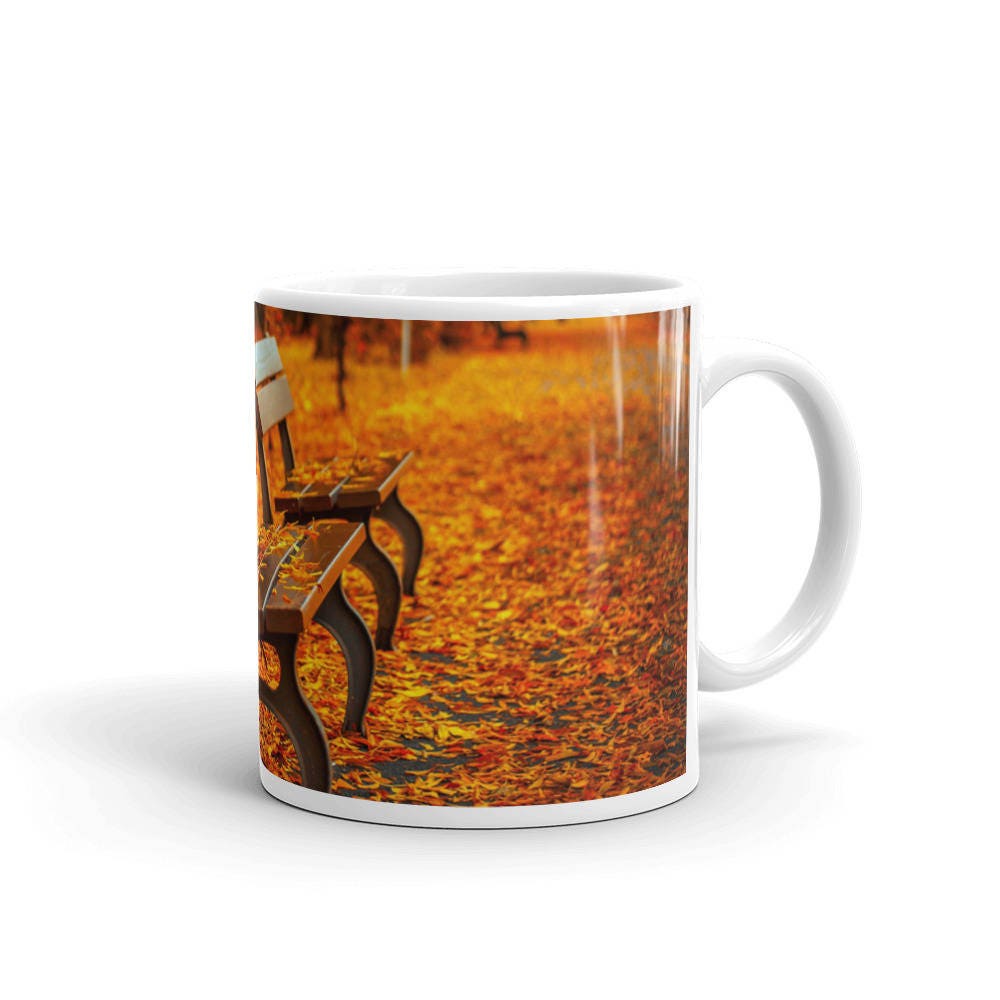 Fall Bench Mug