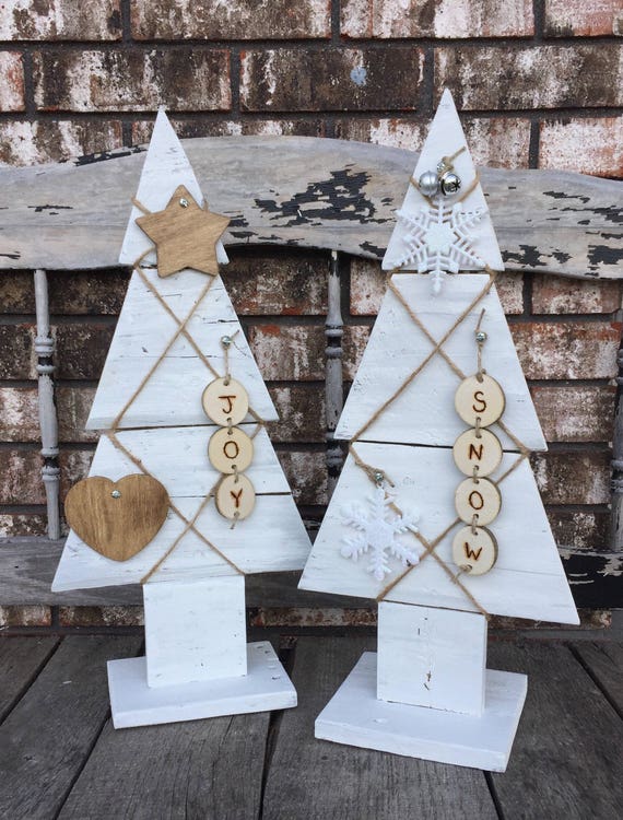 White Rustic Wooden Christmas Tree Pallet White Rustic Wooden Christmas Tree Pallet