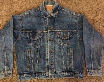 Vintage Levi Trucker denim jacket, 1980s