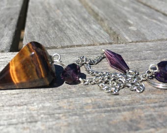 Beautiful Tigers Eye Pendulum