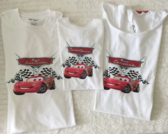 Cars birthday maching t shirt