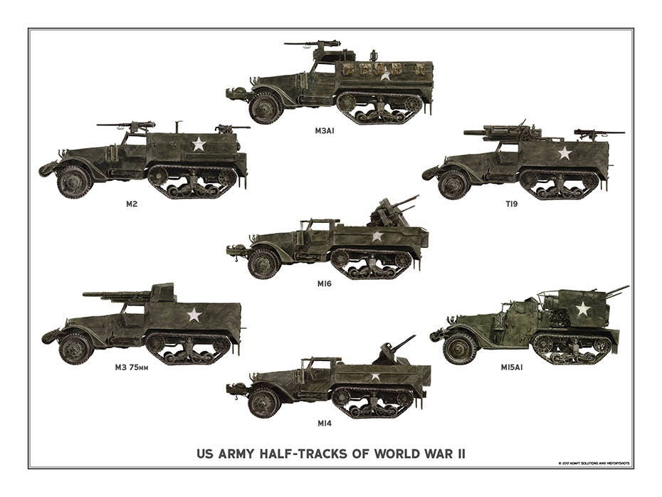 Black Dog 1/35 US M2 Half-track WWII Accessories Set No.2 For Dragon – Resin Kit T35036