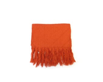 orange mexican rebozo | rebozos de artesania mexicana | shawl, scarf, baby wrap, carrier | mexikaner schal | mexique écharpe |