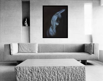 Black and white nude | Etsy