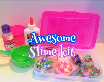 Slime making kit with so many extras!!