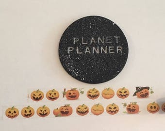 Halloween Washi Tape, Pumpkin Washi Tape, Orange Washi Tape, Fall Washi Tape, Autumn Washi Tape, Scary Washi Tape, Witch Washi Tape, Pumpkin