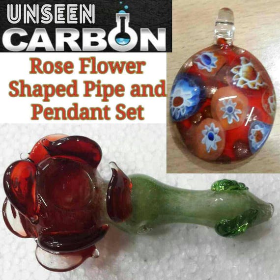 Glass Smoking Pipes Rose Flower Glass Smoking Pipe Girly