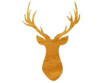 Sale! Deer Head SVG - Deer Cut File - Hunting Deer Head Clipart - SVG Files - Cricut Cut Files - Silhouette Cut Files