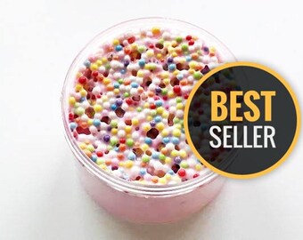 Strawberry Birthday Cake Slime (Scented)